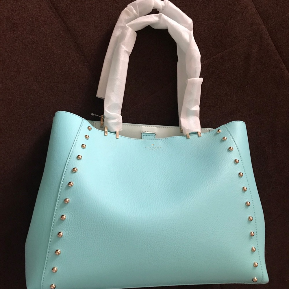 New Kate Spade Atoll Blue purse